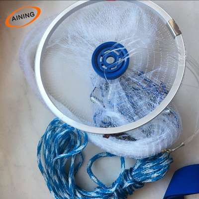 10FT cast net rop aluminium ring cast net